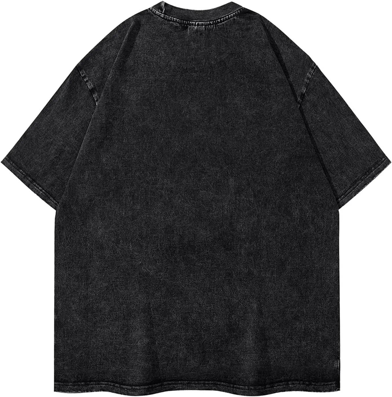 Men's Cotton T-Shirts UFO at Night Short Sleeve Vintage T Shirts Casual Loose Fit Retro Tees Tops