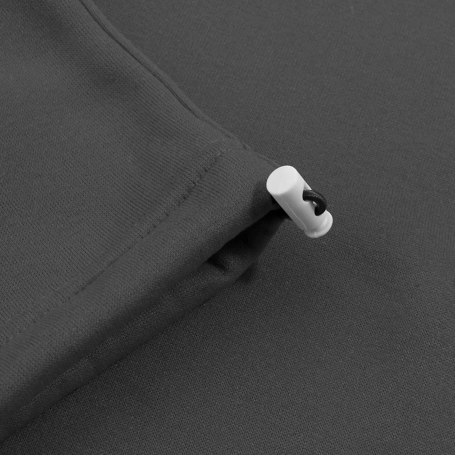 Men's Heavyweight Fleece Cargo Sweatpants Baggy Sweat Pants with Pockets Elastic Waist Drawstring Joggers Trousers