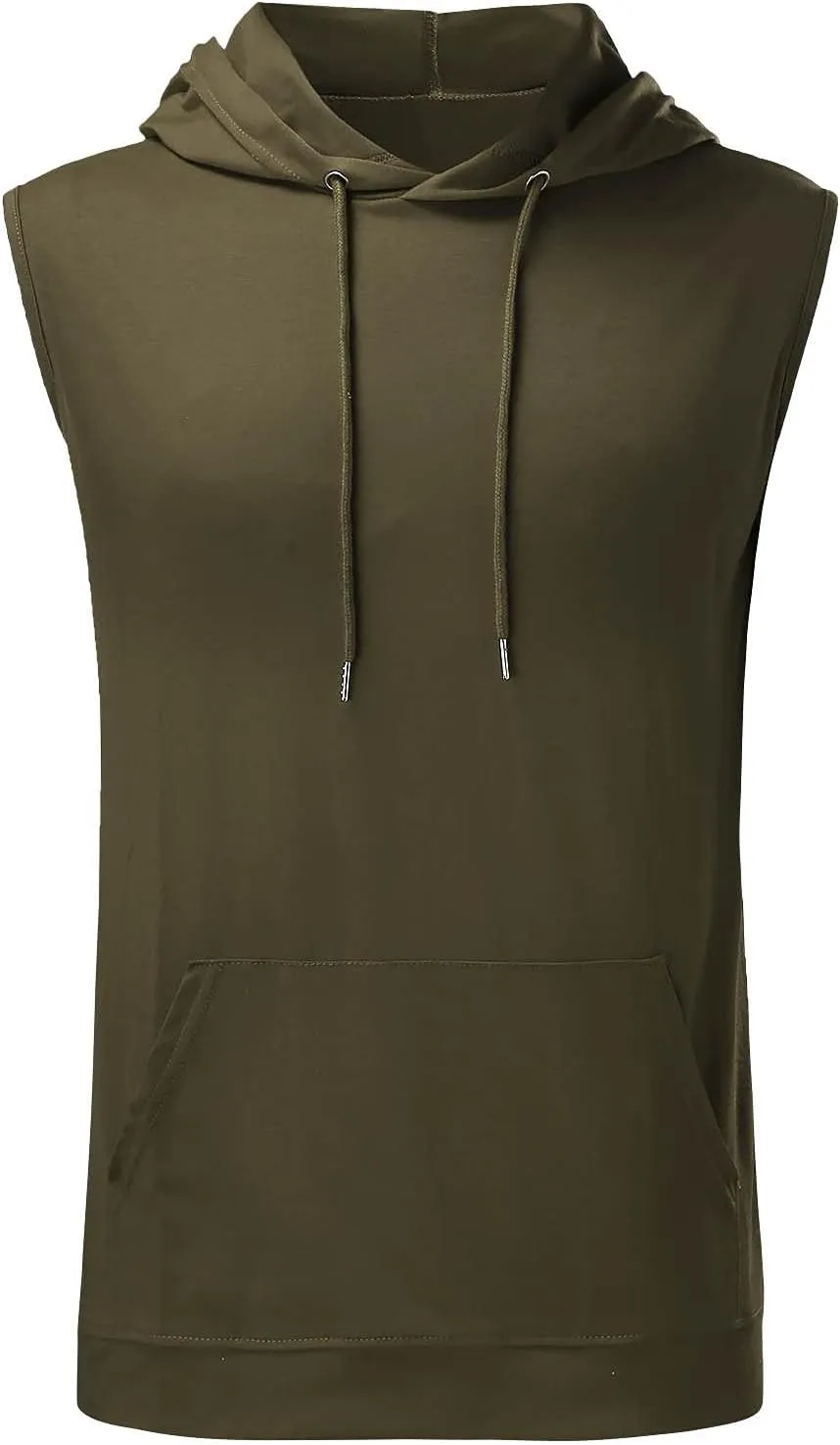 Mens Hoodie Men's Workout Hooded Tank Tops Sports Training Sleeveless Gym Hoodies Bodybuilding Cut Off Muscle Shirts