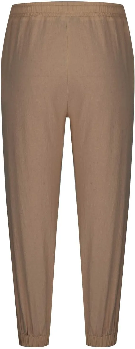 Men's Linen Pants for Summer Straight Leg Comfy Fit Baggy Cropped Solid Trouser Slacks Summer with Pockets