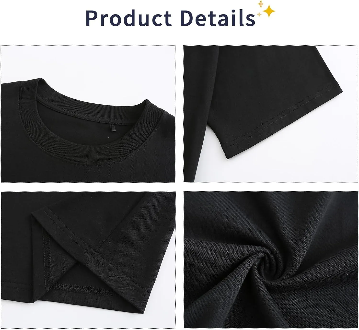 Mens Oversized T-Shirts Fashion Loose Fit Crewneck Tshirt Streetwear Heavyweight Short Sleeve Tee Shirt Gym Workout Tops