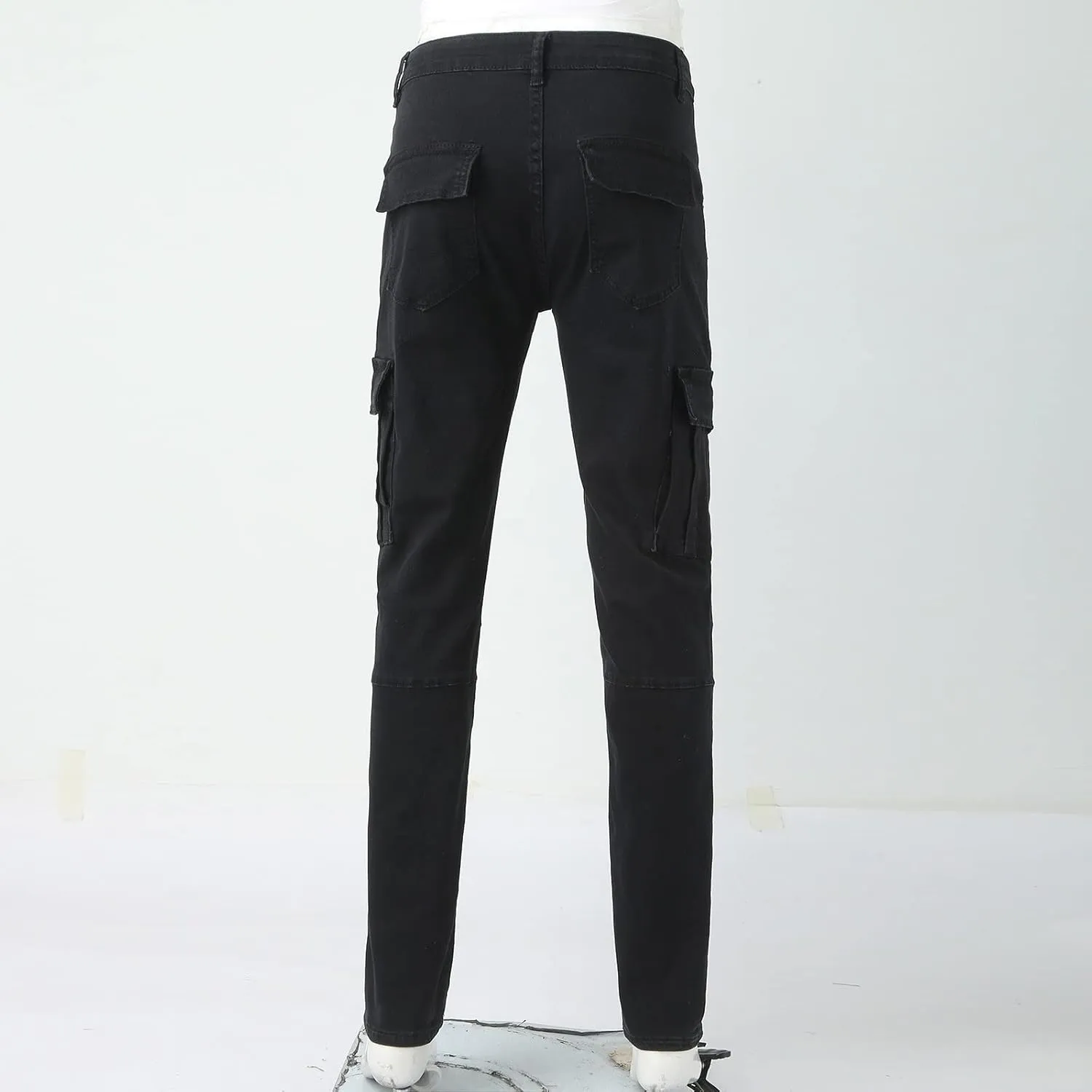 Men's Relaxed Fit Jeans Slim Fit Casual Tapered Jeans Straight Leg Tapered Leg Jeans Stretch Denim Pants
