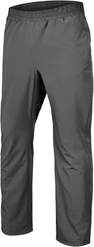Mens Track Pants Quick Dry Lightweight Joggers Athletic Running Pants Zipper Pockets
