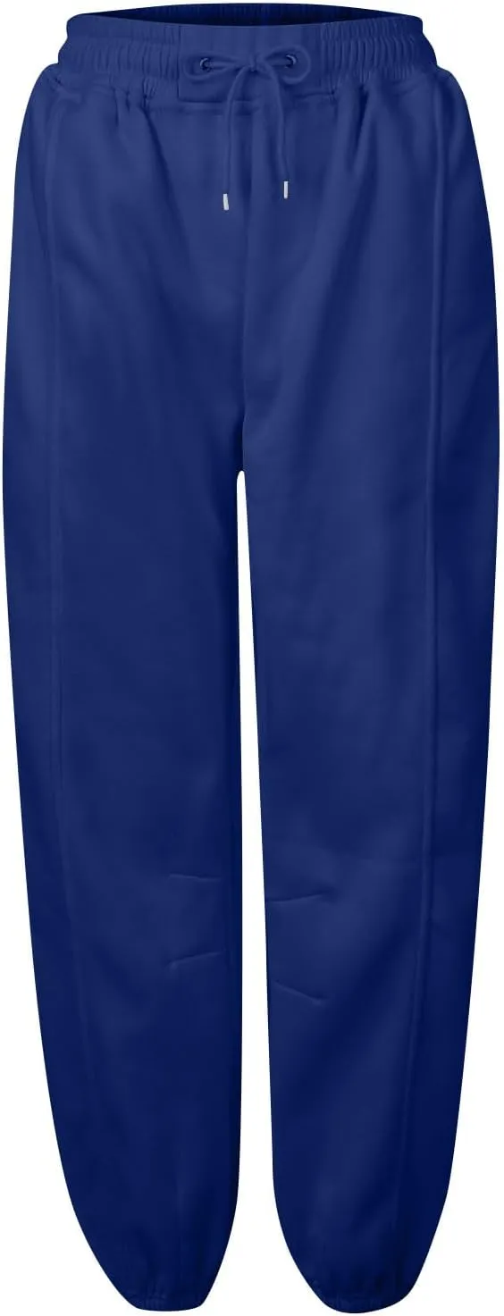midelxp Womens Fleece High Waisted Sweatpants Baggy Comfy Stretch Workout Joggers Pants Casual Flowy Yoga Pants with Pockets