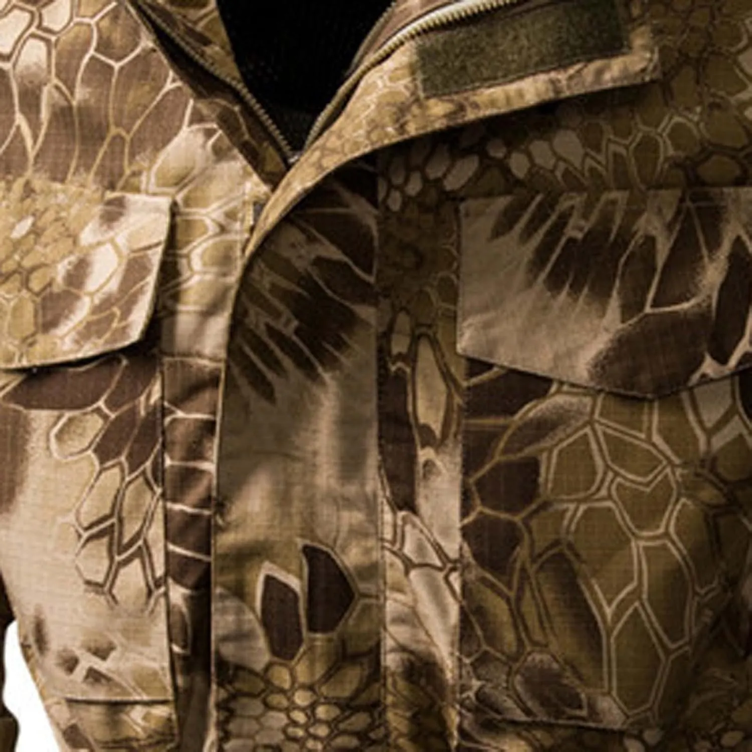 Military Camo Hooded Jacket for Men Tactical Outdoor Camouflage Hunting Cinch Waist Hooded Coat Windproof Outwear