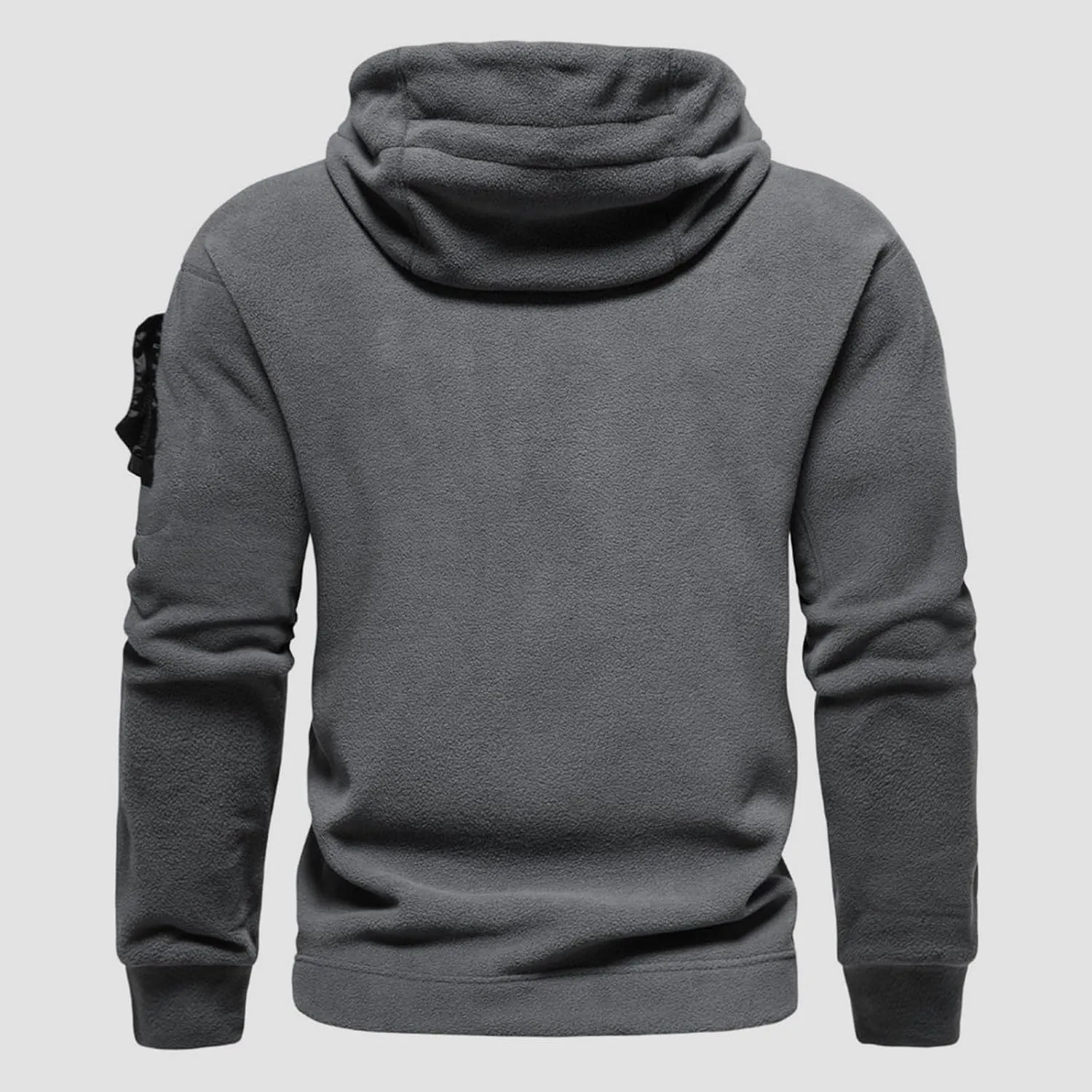 Military Hoodies for Men Tactical Adventure Hood Sweatshirt Winter Thermal Hiking Outerwear Hipster Cargo Pullover Top