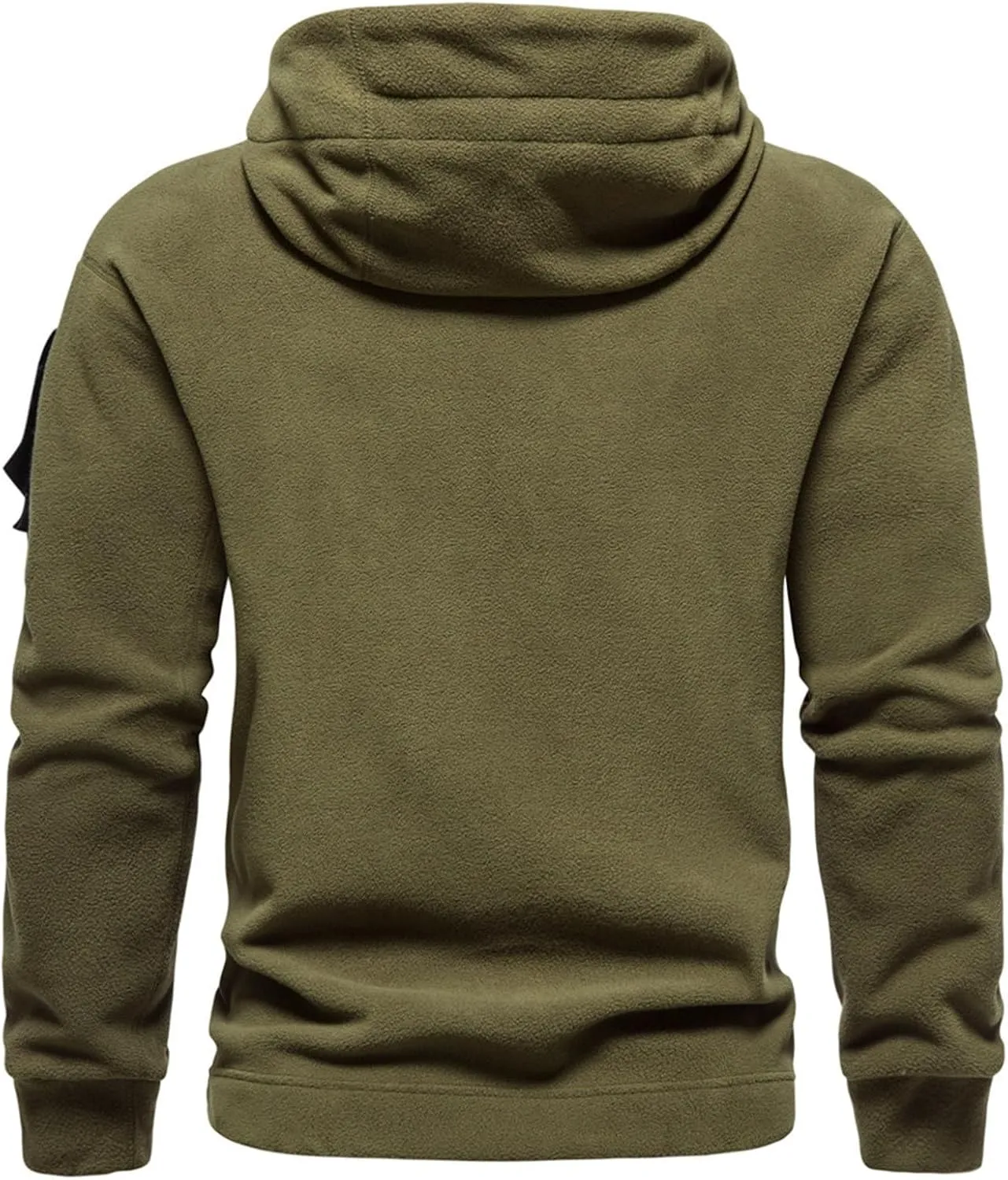 Military Hoodies for Men Tactical Adventure Hood Sweatshirt Winter Thermal Hiking Outerwear Hipster Cargo Pullover Top