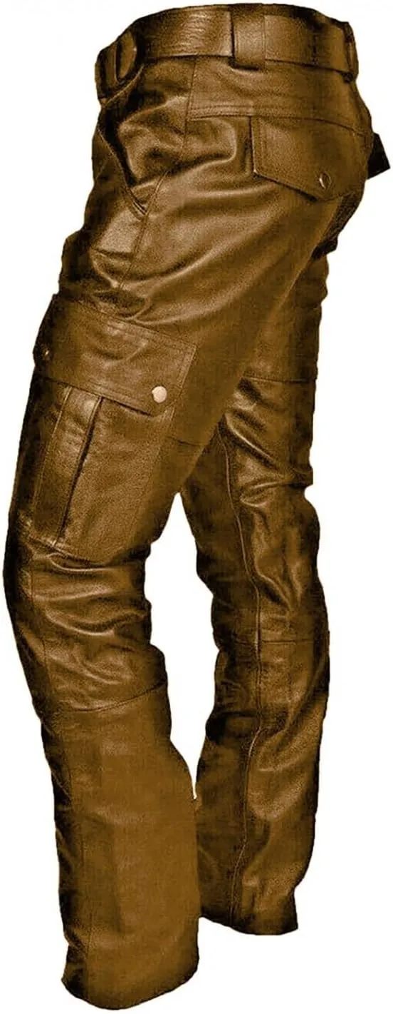 Nyybw Mens Work Pants - Lightweight Cargo Pants Hiking Ripstop Cargo Pants Fashion Punk Cargo Pants Joggers Trousers