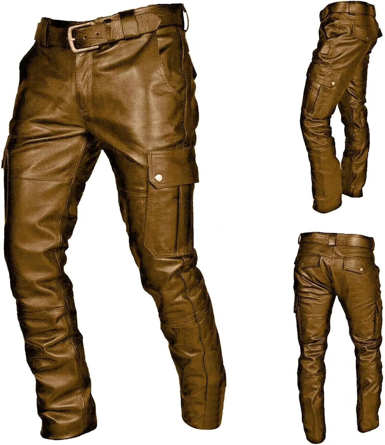 Nyybw Mens Work Pants - Lightweight Cargo Pants Hiking Ripstop Cargo Pants Fashion Punk Cargo Pants Joggers Trousers