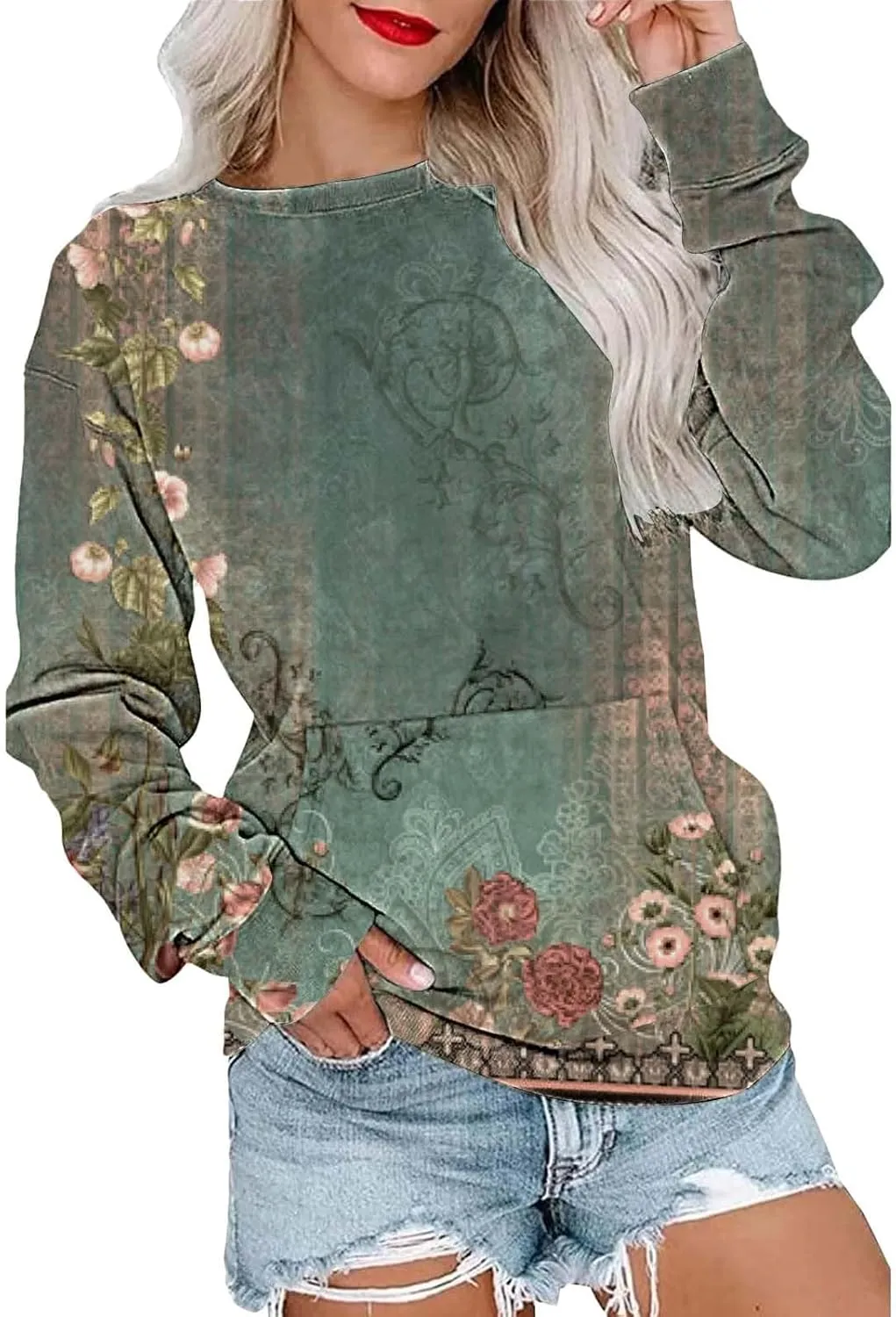 Oversized Hoodie Trendy Casual Outfits For Women Orange Sweater Zip Up Sweatshirt Women Blue Scrub Jacket Embroidered Sweatshirt Utility Jacket Womens Butterfly Hoodie