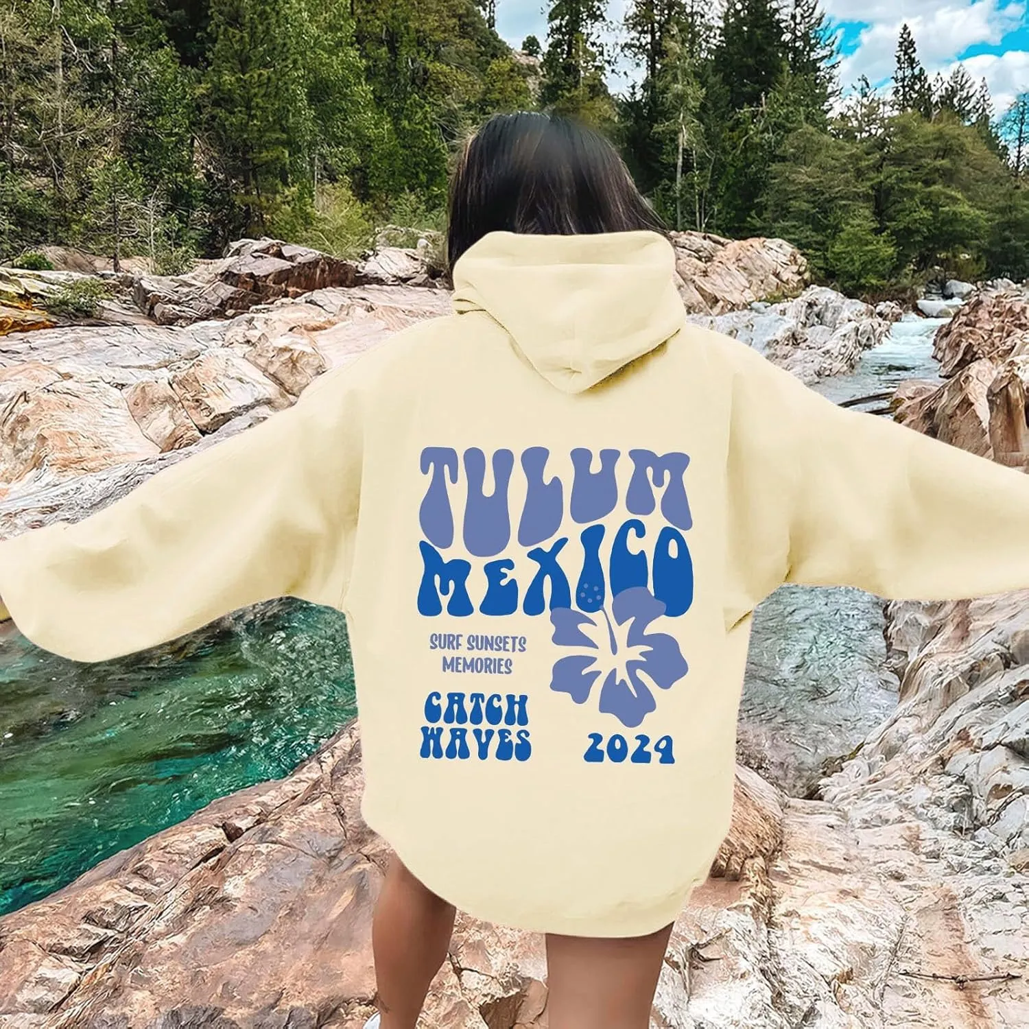 Oversized Hoodies for Women Teen Girls Pink Letter Graphic Long Sleeve Y2K Hooded Comfort Sweatshirt Pink Hoodie