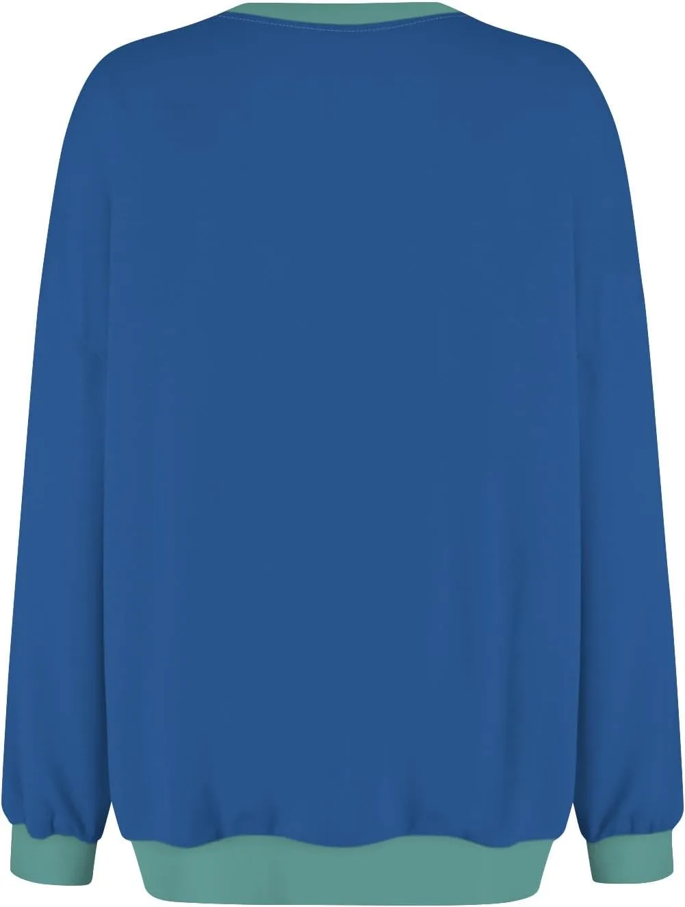 Oversized Sweatshirt for Women Fall Fashion Long Sleeve Crewneck Pullover Trendy Color Block Y2K Clothes