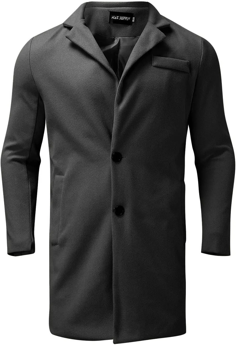 para Autumn and Winter Fashion Casual Solid Color Zippered Jacket Top Thick Coat Heavyweight T Shirts for Men Henley