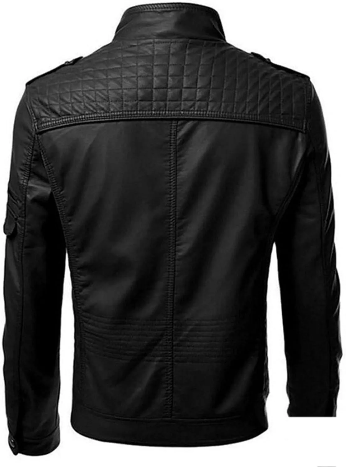 para Autumn and Winter Fashion Casual Solid Color Zippered Jacket Top Thick Coat Heavyweight T Shirts for Men Henley