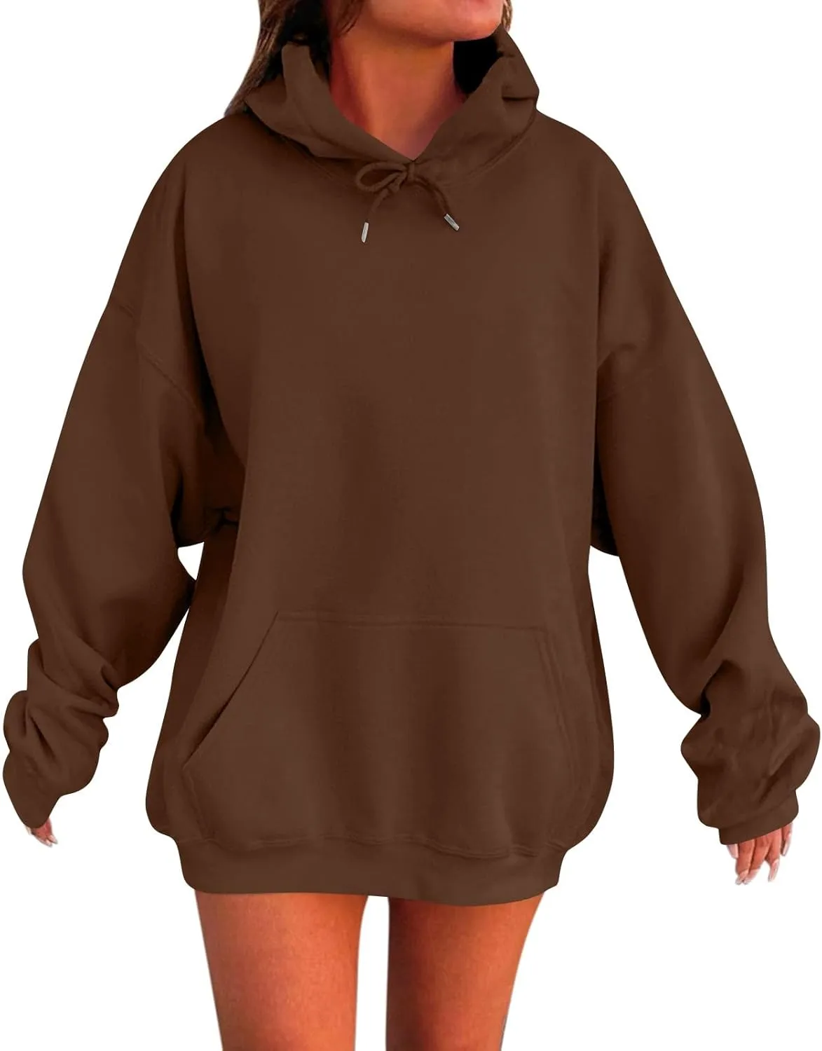 Plus Size Hoodies for Women Oversized Comfy Fleece Sweatshirts Casual Hooded Pullover Sweaters Long Sweatshirts
