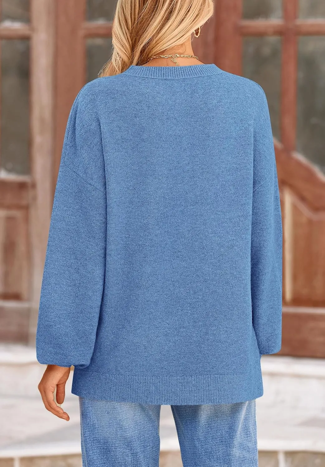 PRETTYGARDEN Women's Winter Sweaters Casual Crew Neck Long Sleeve Pullover Ribbed Knit Loose Fit Sweater Tops