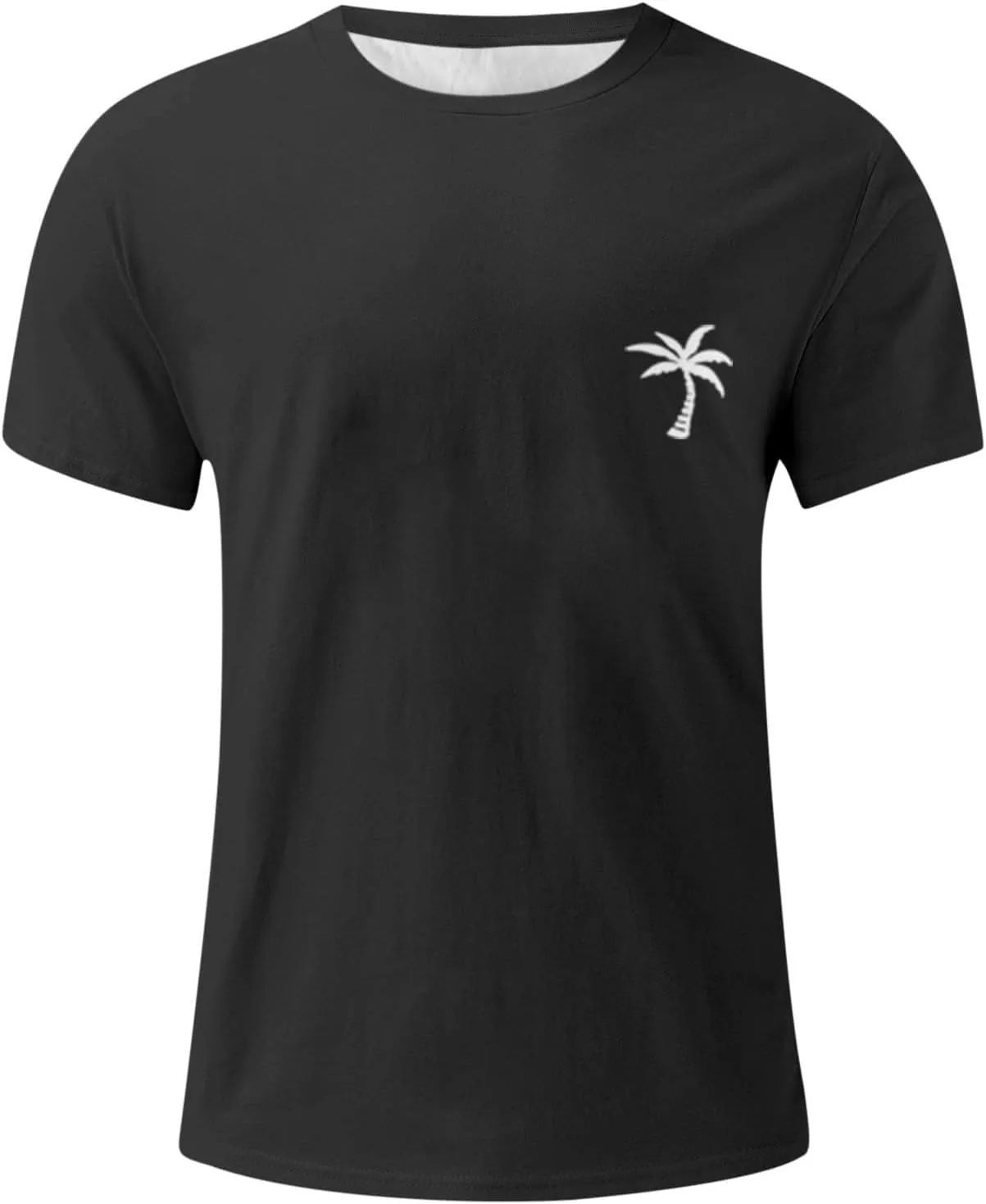 Printed Oversized T Shirt for Men 2025 Hawaiian Beach Holiday Travel T-Shirts Stylish Crewneck Summer Going Out Tops