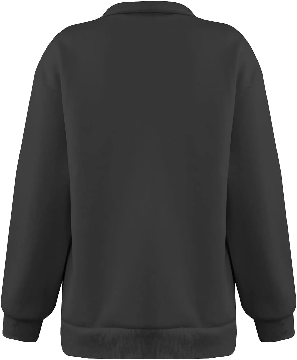 Quarter Zip Pullover for Women Fall Casual Y2k Clothes Drop Shoulder Sweaters Long Sleeve Blouses Half Zip Sweatshirt