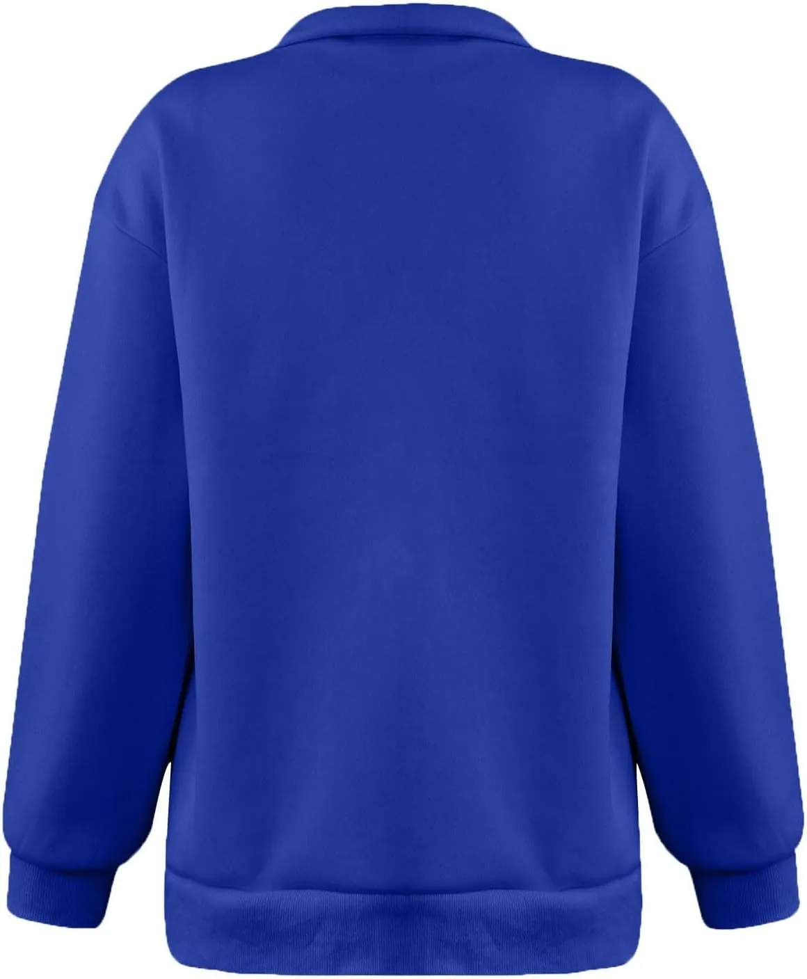Quarter Zip Pullover for Women Fall Casual Y2k Clothes Drop Shoulder Sweaters Long Sleeve Blouses Half Zip Sweatshirt