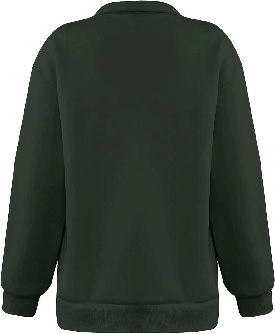 Quarter Zip Pullover for Women Fall Casual Y2k Clothes Drop Shoulder Sweaters Long Sleeve Blouses Half Zip Sweatshirt