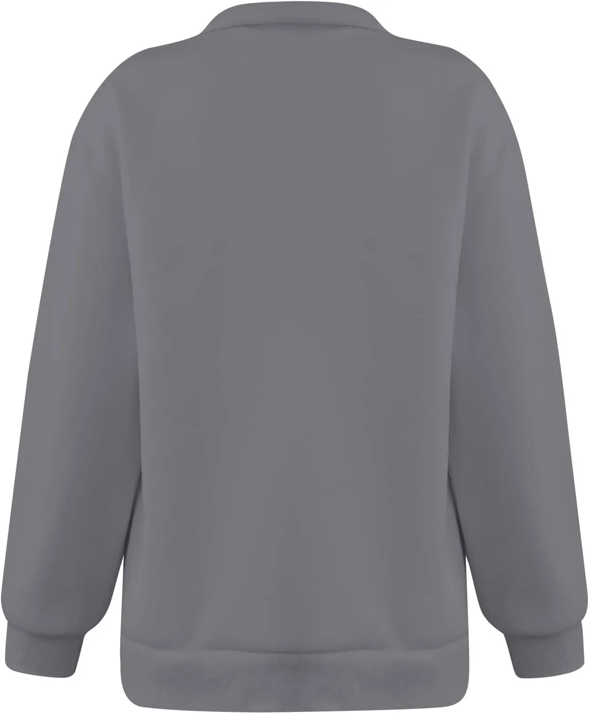 Quarter Zip Pullover for Women Fall Casual Y2k Clothes Drop Shoulder Sweaters Long Sleeve Blouses Half Zip Sweatshirt