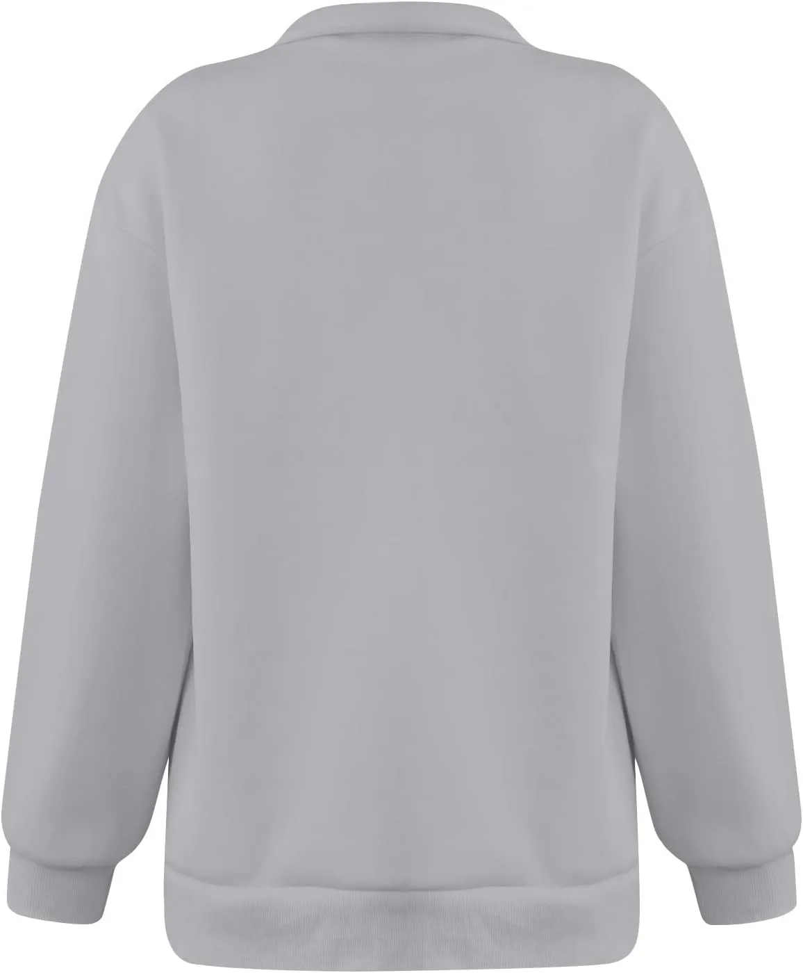 Quarter Zip Pullover for Women Fall Casual Y2k Clothes Drop Shoulder Sweaters Long Sleeve Blouses Half Zip Sweatshirt
