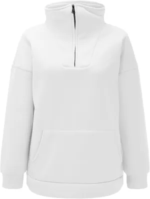 Quarter Zip Pullover Women Half Zip Pullover Women Sweatshirt Oversized Sweatshirt Long Sleeve Shirts for Women Top