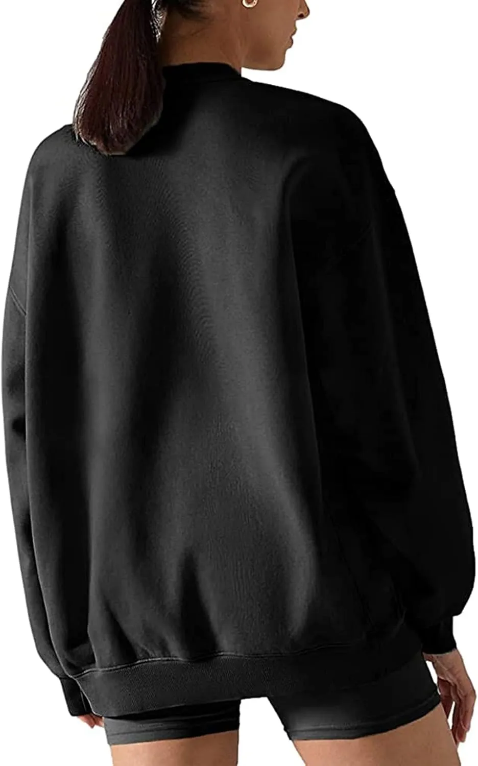 Remidoo Women's Oversized Sun and Moon Graphic Sweatshirts Long Sleeve Pullover Tops