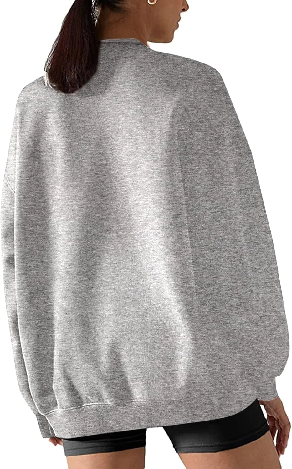 Remidoo Women's Oversized Sun and Moon Graphic Sweatshirts Long Sleeve Pullover Tops