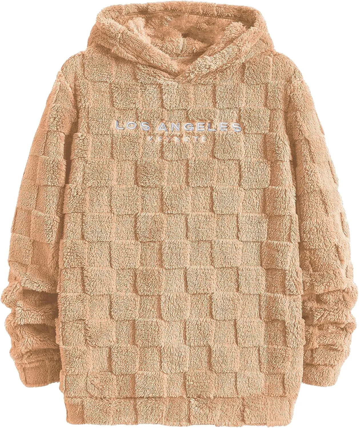 SOLY HUX Hoodies for Men Graphic Fuzzy Sherpa Pullover Hoodie Long Sleeve Winter Fleece Hooded Sweatshirt