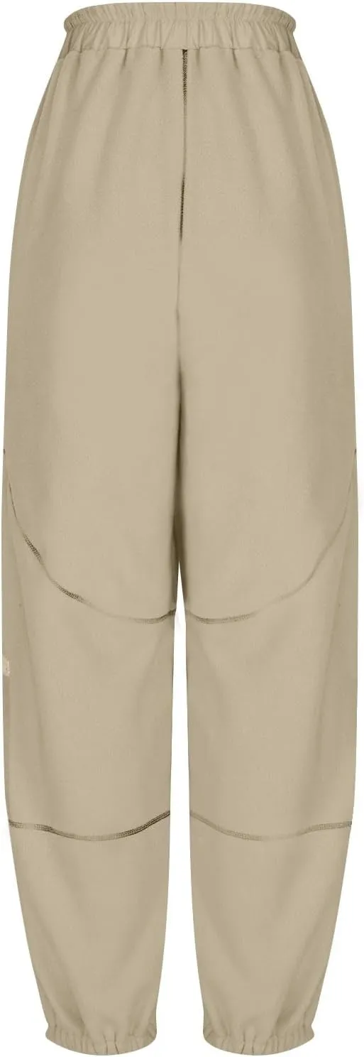 Sweatpants for Women Fleece Sherpa Fluffy Snow Pants Winter Warm Baggy Ski Pants with Pocket