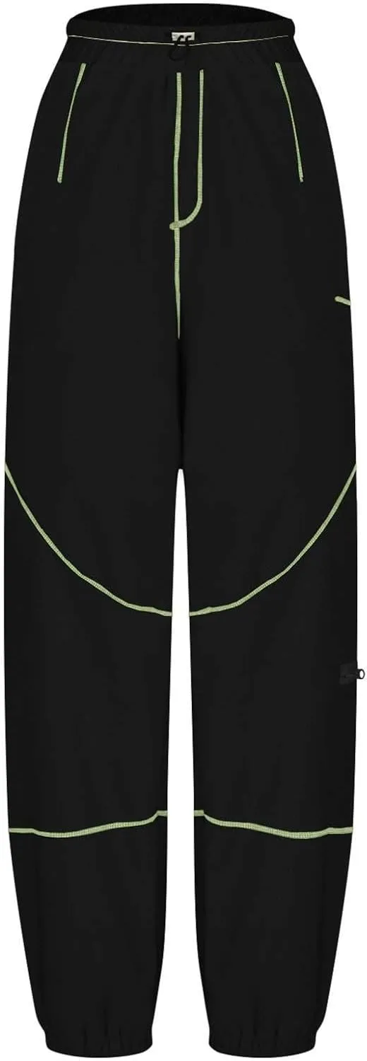 Sweatpants for Women Fleece Sherpa Fluffy Snow Pants Winter Warm Baggy Ski Pants with Pocket