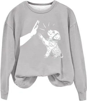 Sweatshirts for Teen Girls 2024 Fashion Crewneck Long Sleeve Sweater Pullover Casual Fleece Soft Cute Graphic Tops