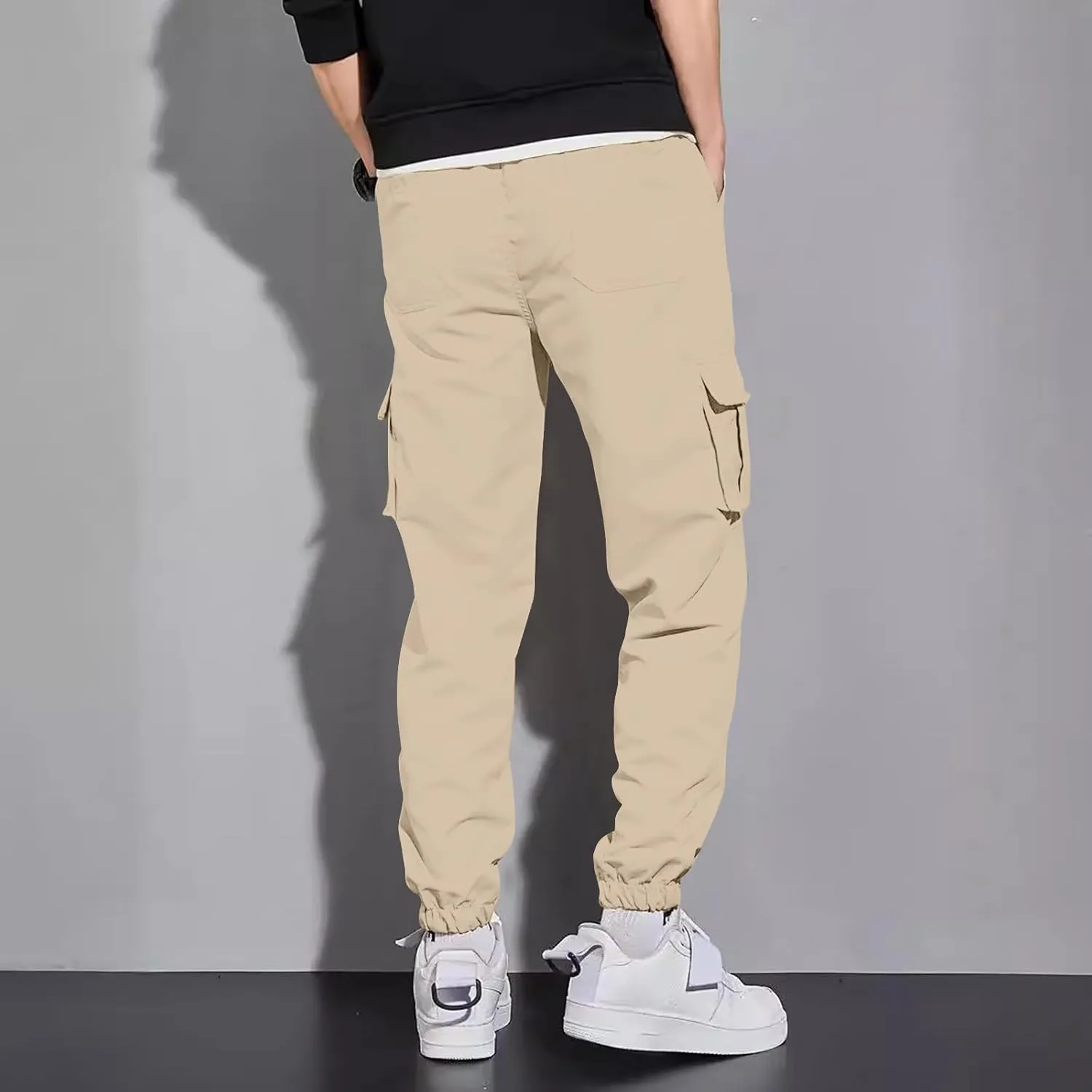 Tactical Pants for Men Drawstring Joggers Quick Dry Sweatpants Water Resistant Pants Ripstop Outdoor Travel