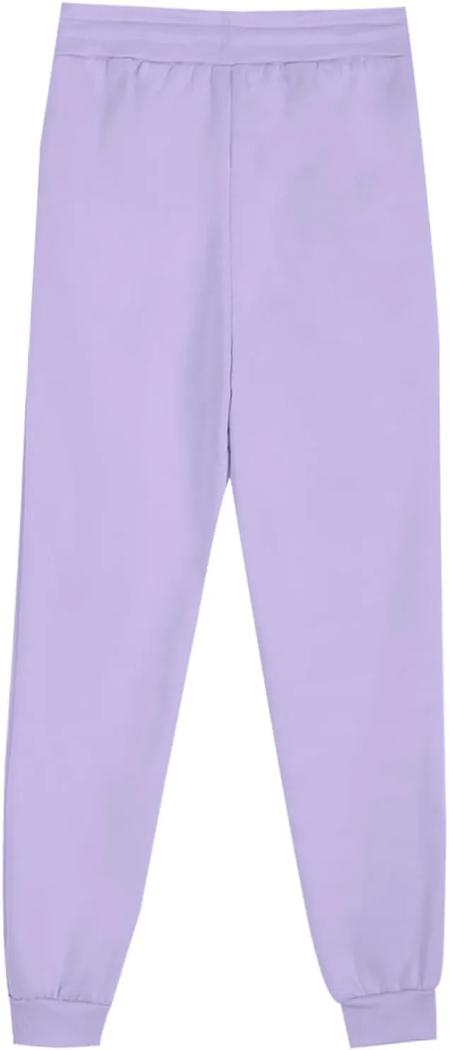 TANGNADE Fleece Lined Sweatpants Women Drawstring Joggers with Pockets High Waisted Thermal Winter Warm Pants