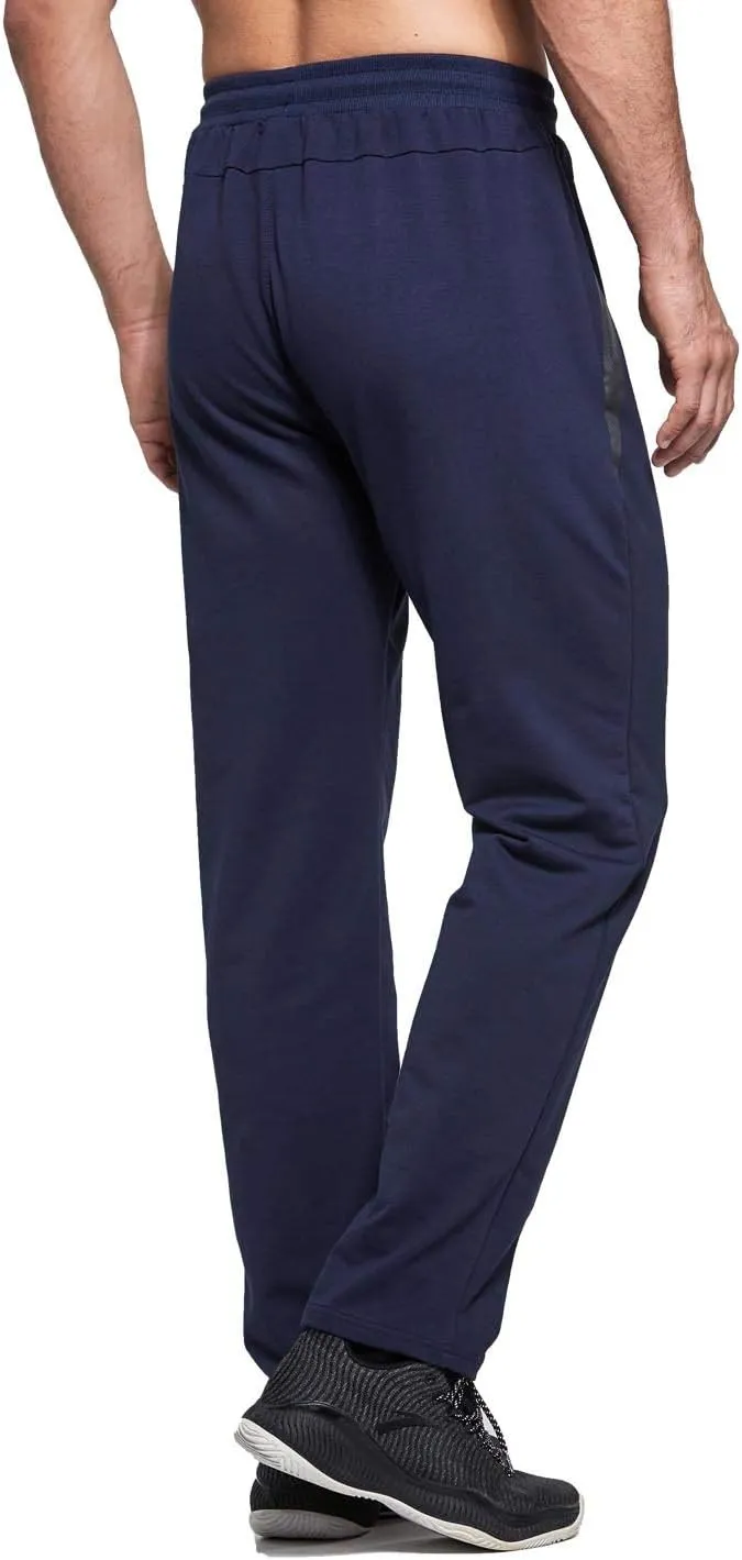 Tansozer Men's Lightweight Joggers Casual Slim Sweatpants Track Pants with Zipper Pockets