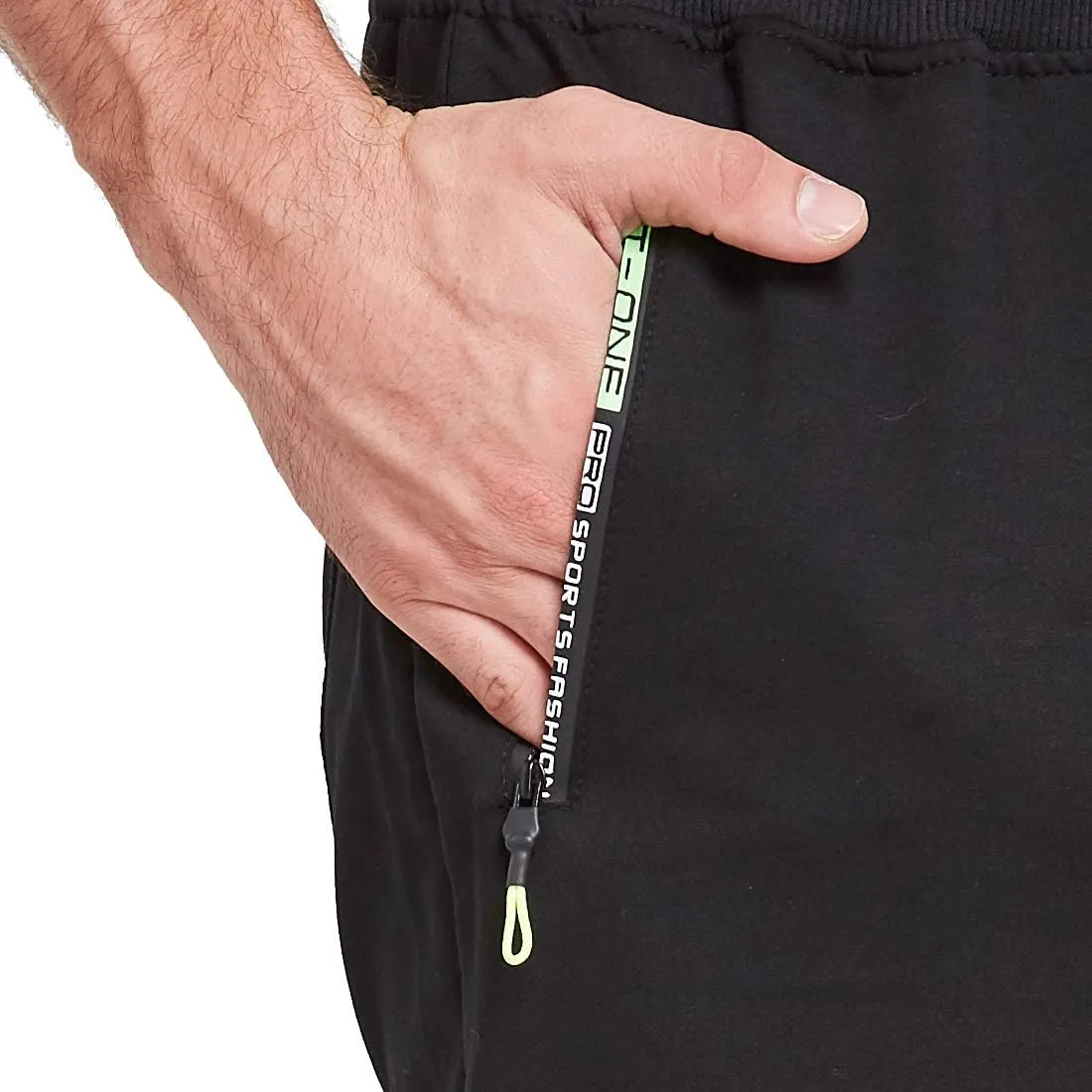 Tansozer Men's Lightweight Joggers Casual Slim Sweatpants Track Pants with Zipper Pockets