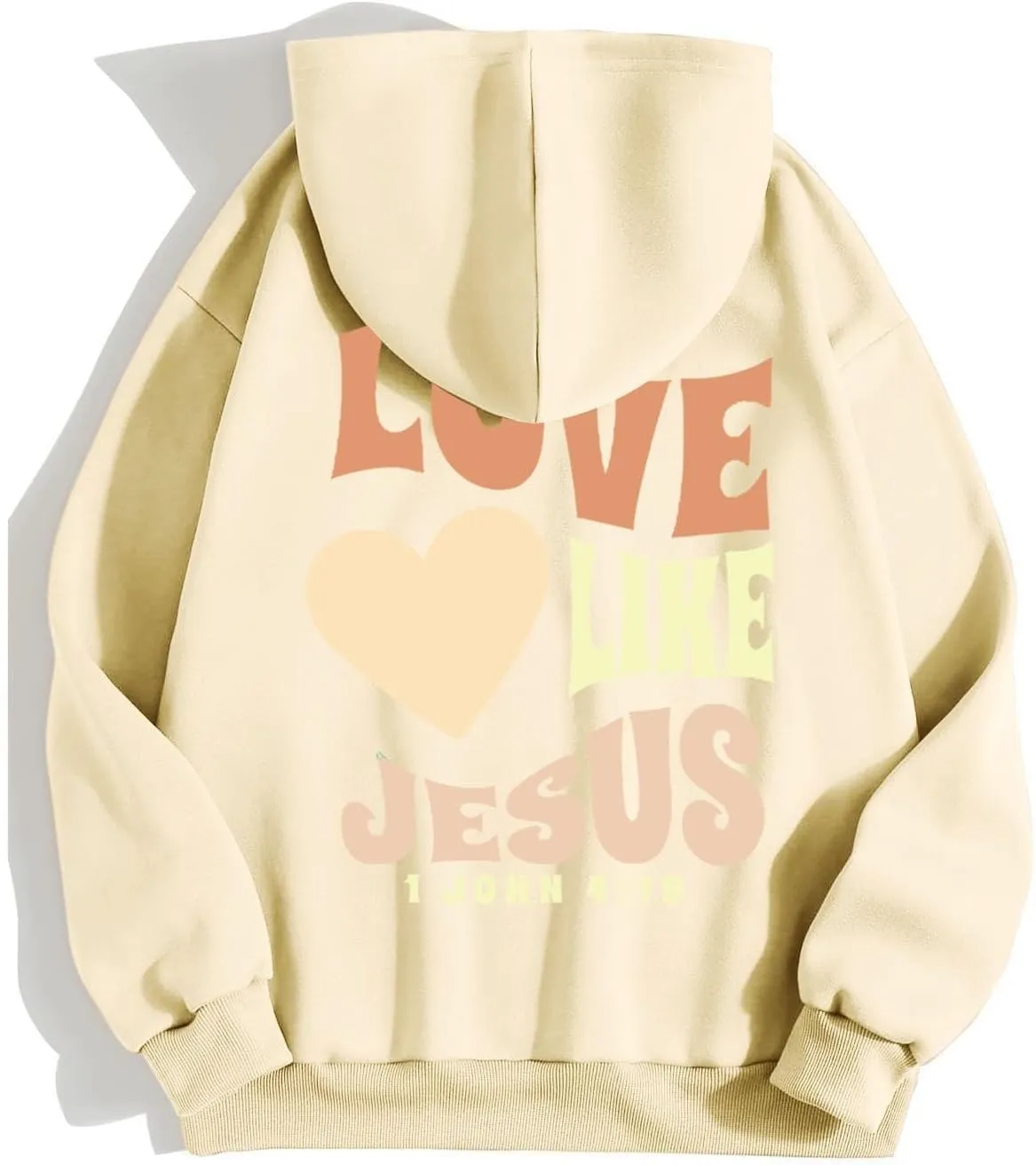 Thankful Grateful Blessed Letter Print Hoodie For Women Fleece Pullover With Kangaroo Pocket Hooded Graphic Tee Fall Trendy