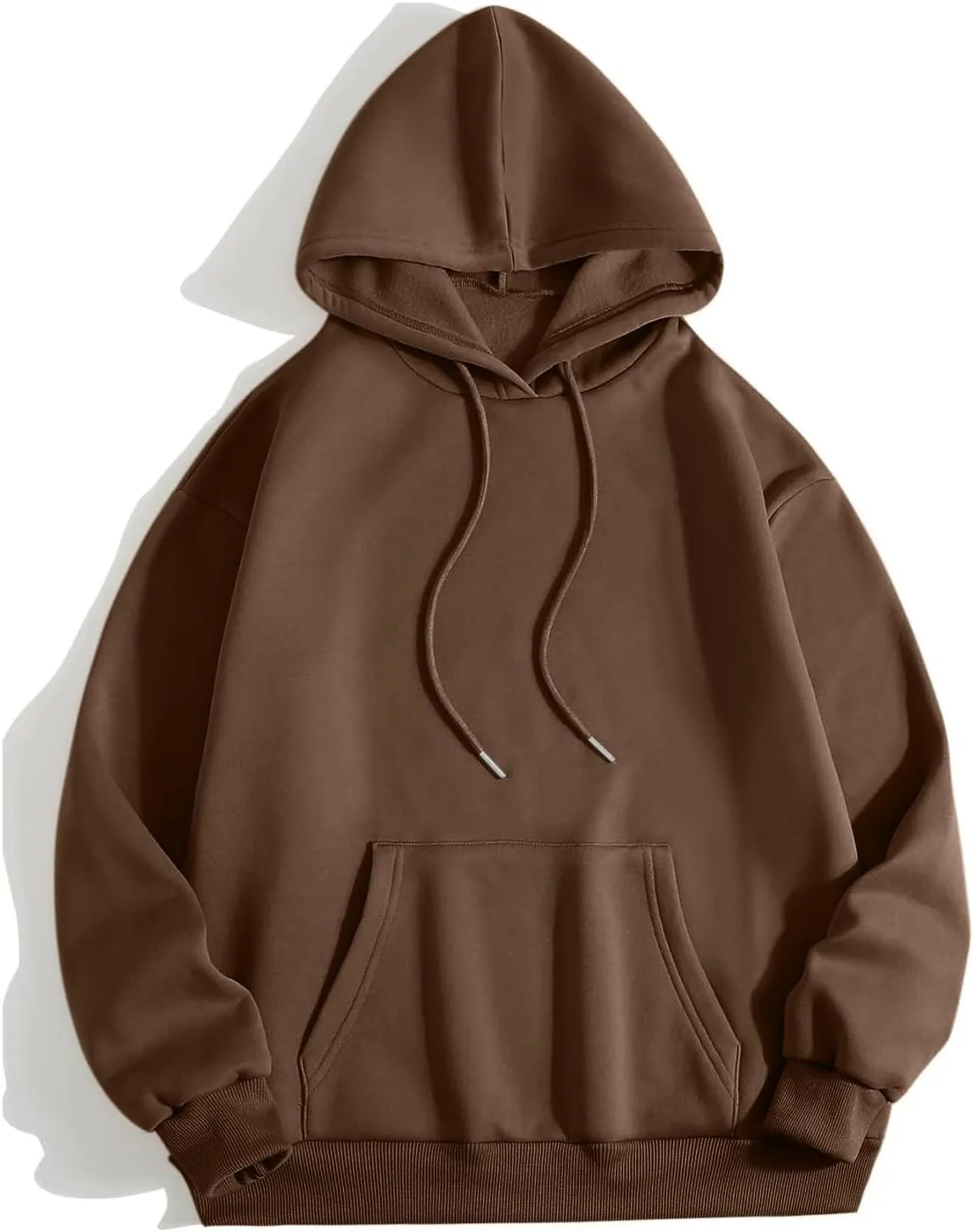 Thankful Grateful Blessed Letter Print Hoodie For Women Fleece Pullover With Kangaroo Pocket Hooded Graphic Tee Fall Trendy