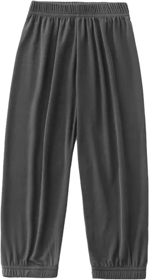 Toddler Girls Baggy Sweatpants Elastic Waist Aesthetic Trousers Kids Casual Outdoor Breathable Lightweight Joggers