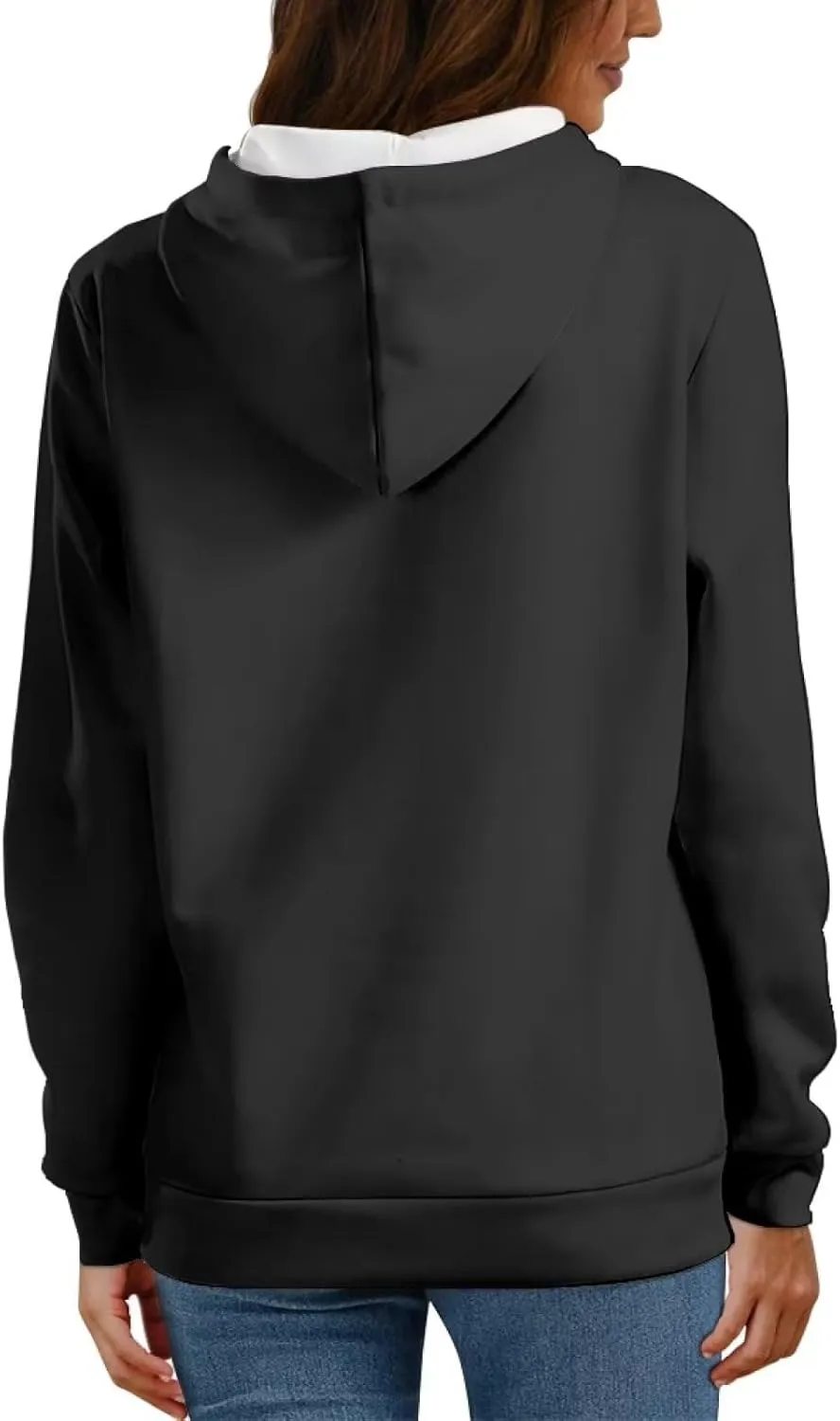 Uasibuni Women's Oversized Hoodies Athletic Sweatshirts Long Sleeve Sweatshirt Fall Winter Top