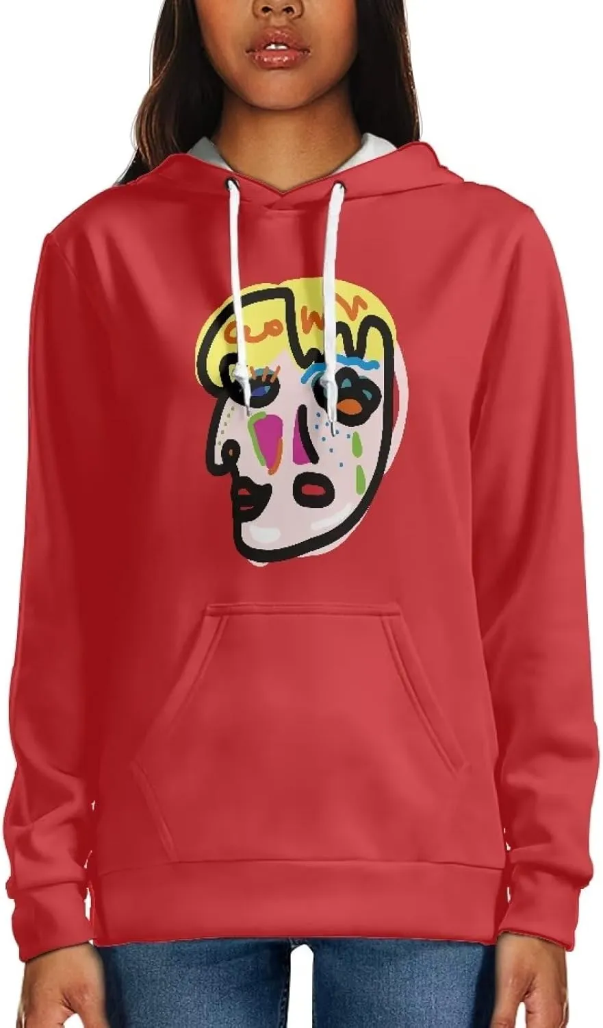 Uasibuni Women's Oversized Hoodies Athletic Sweatshirts Long Sleeve Sweatshirt Fall Winter Top