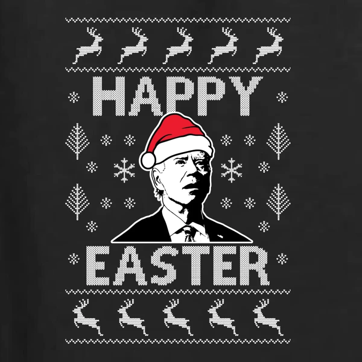 Wild Bobby Merry Easter Funny Joe Biden Holiday Ugly Christmas Sweater Unisex Crewneck Sweatshirt