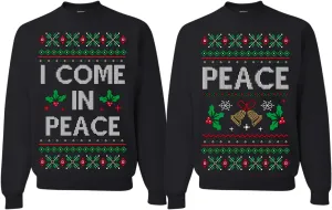 Wild Bobby Ugly Christmas Sweaters for Couples Adult His Hers Unisex Christmas Holiday Sweatshirts