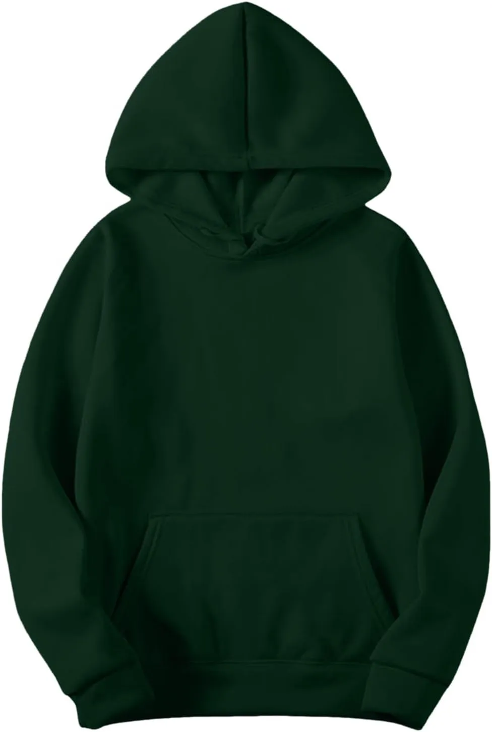 Winter Warm Fitted Soft Solid Sweatshirts for Womens Long Sleeve Hooded Pullovers with Pockets Outdoor Workout Hoodies