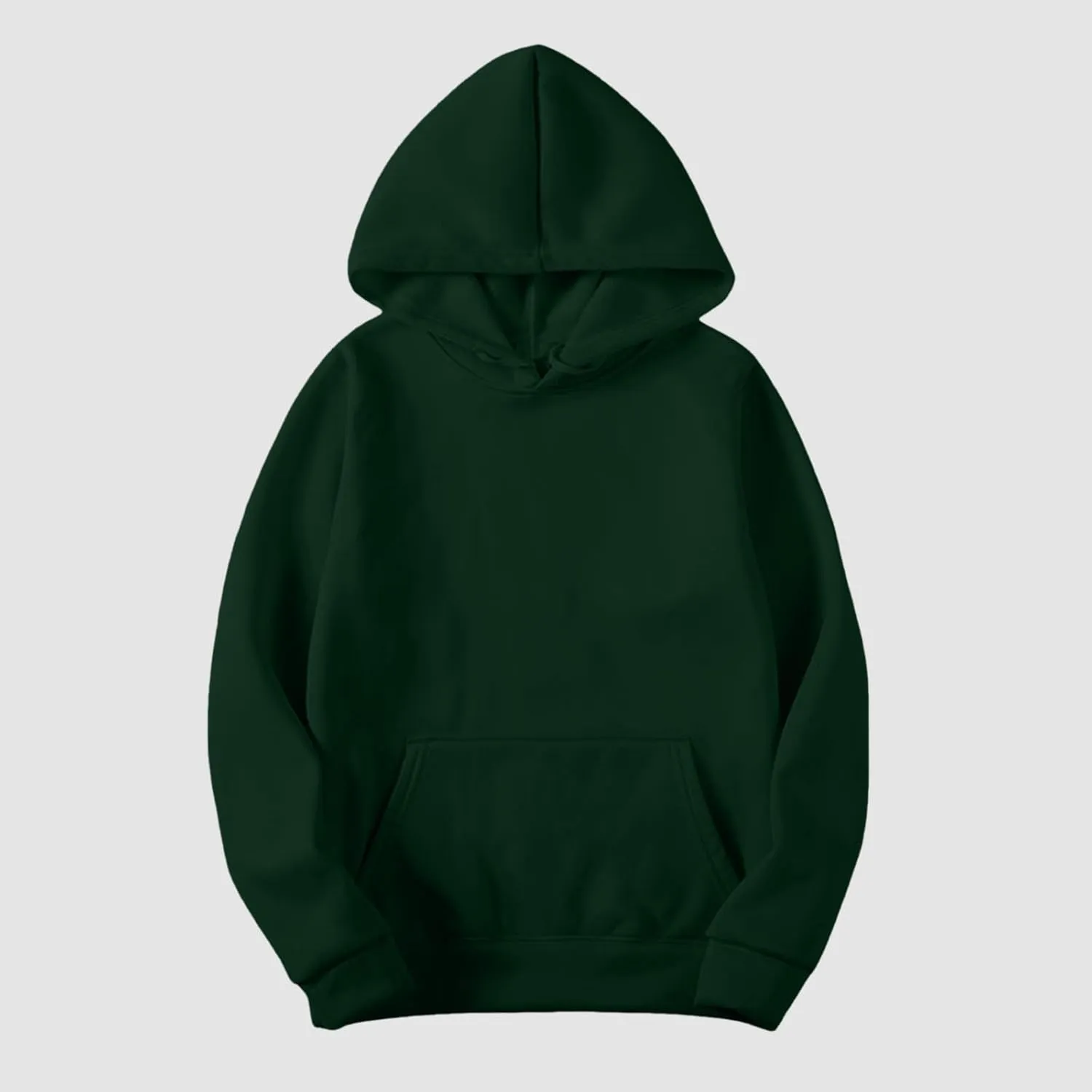 Winter Warm Fitted Soft Solid Sweatshirts for Womens Long Sleeve Hooded Pullovers with Pockets Outdoor Workout Hoodies