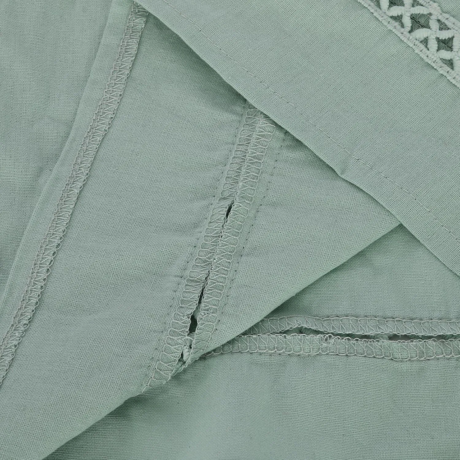 Women Crewneck Half Sleeve Cotton Linen Shirt Blouse Simple Solid Color Tees Shirts Loose Casual Tops
