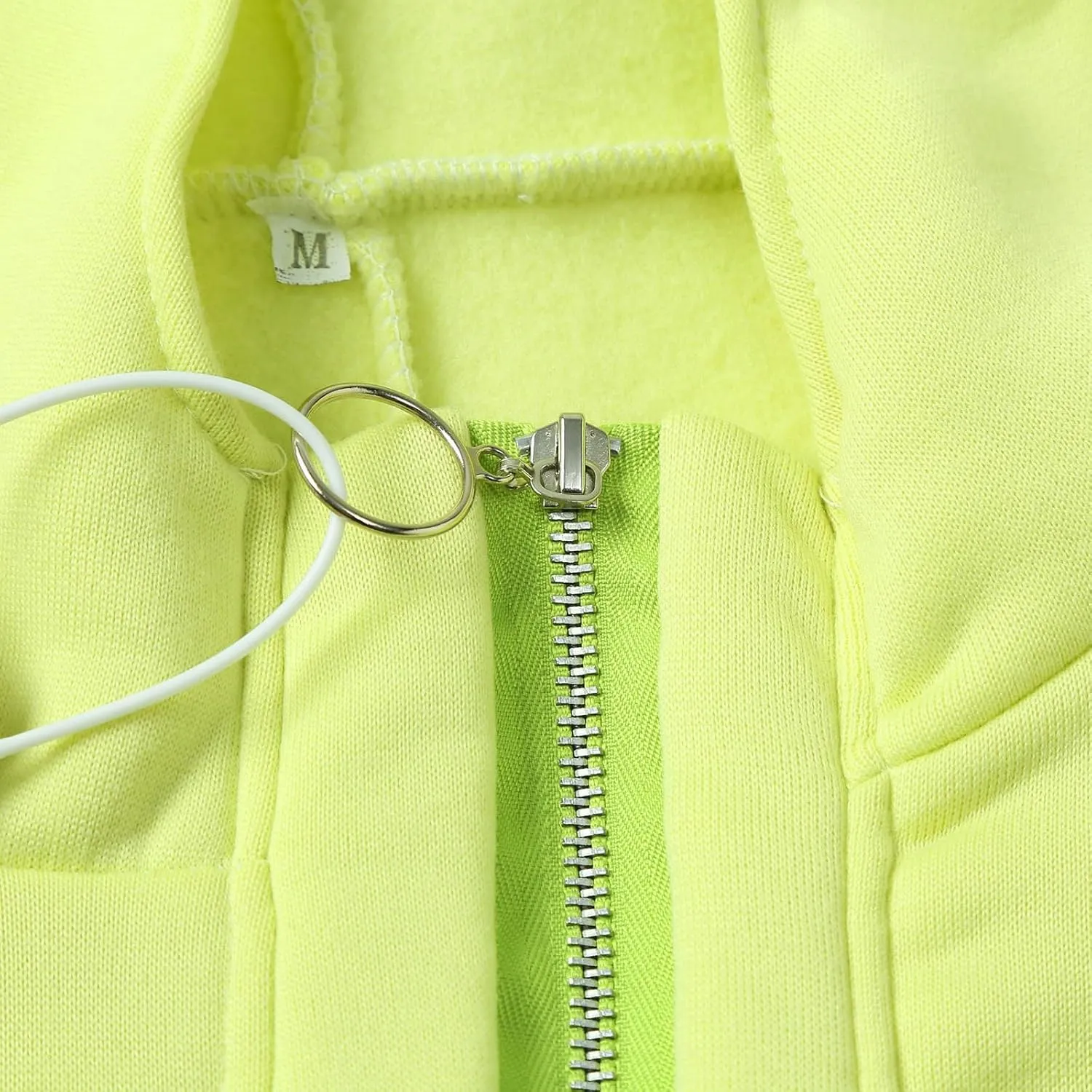 Women Fleece Full Zip Up Cropped Hoodie Oversized Hoodie Fleece Hoodie In -Wicking Cotton Blend for a Relaxed Fit