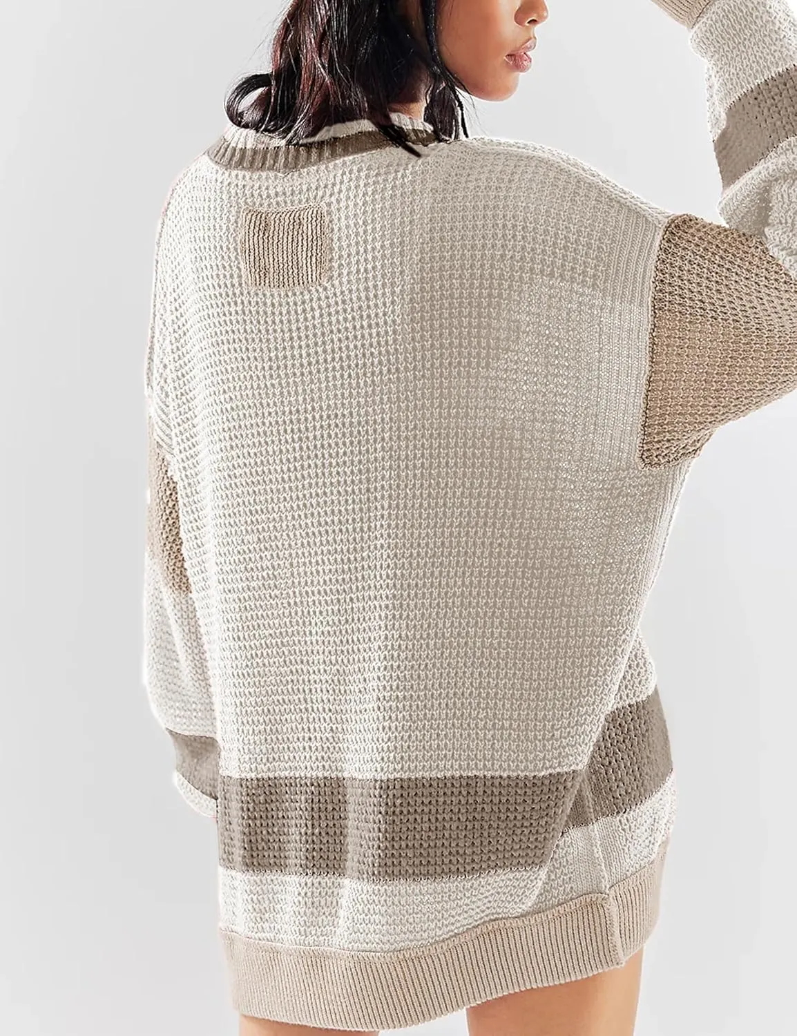 Womens Button Down Cardigan Sweaters Long Sleeve V Neck Knit Tops with Pockets