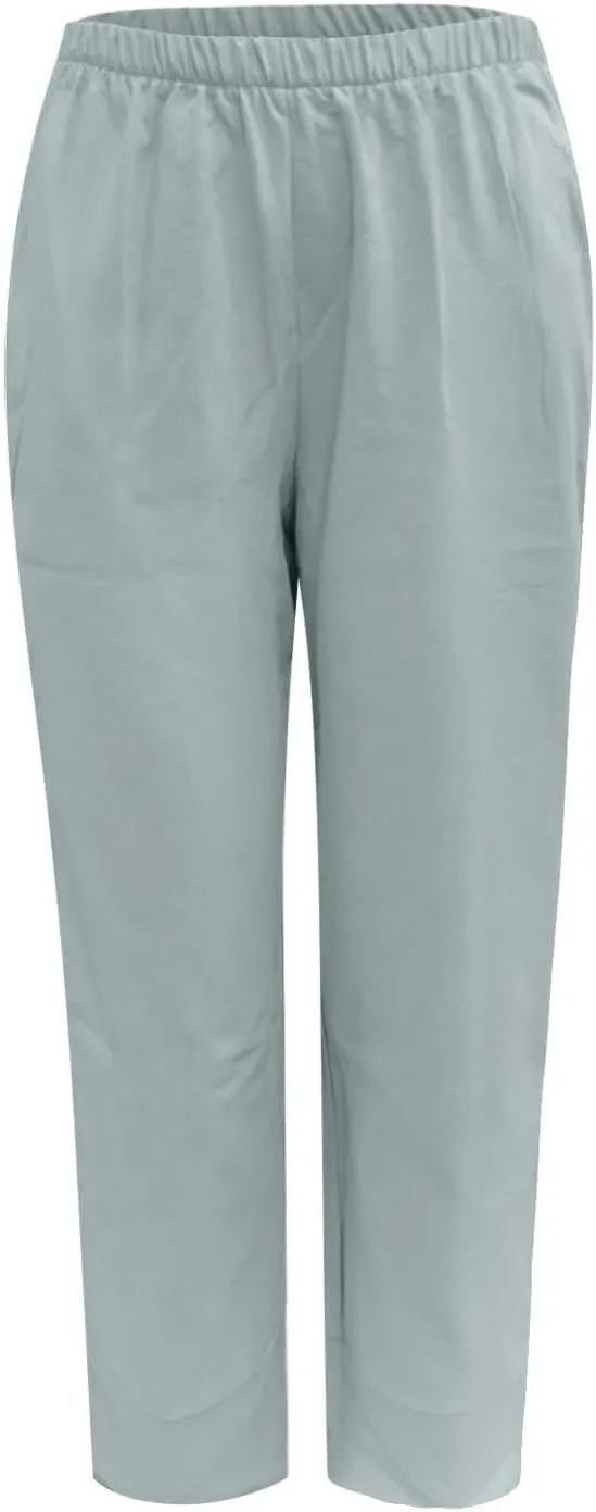 Women's Capri Pants Elastic Pants for Women Fashion Casual Fashion Shorts Drawstring Elastic Waist Lounge Pant Yoga